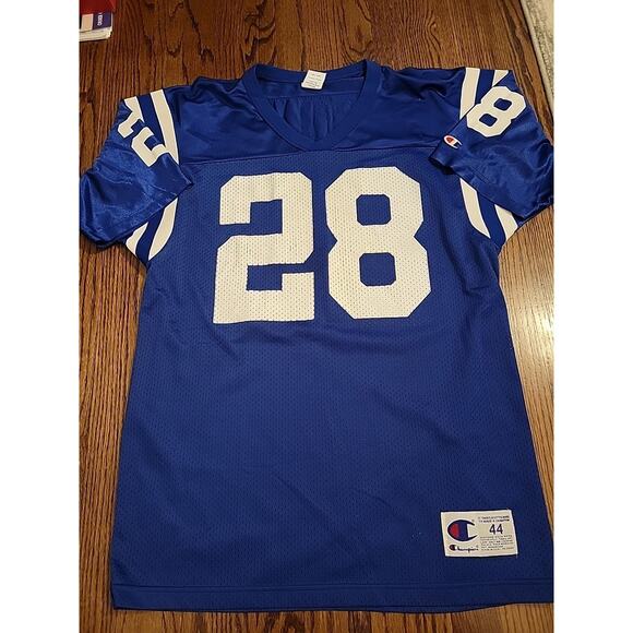 Champion Marshall Faulk Indianapolis Colts Jersey Mens Size Large 44 Football - Picture 7 of 9